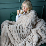 The SnuggleStretch™ Blanket in 'Out Of Office'