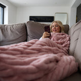 The SnuggleStretch™ Blanket in 'The Moira Rose'