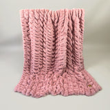 The SnuggleStretch™ Blanket in 'The Moira Rose'