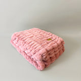 The SnuggleStretch™ Blanket in 'The Moira Rose'