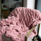 The SnuggleStretch™ Blanket in 'The Moira Rose'