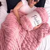 The SnuggleStretch™ Blanket in 'The Moira Rose'