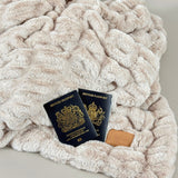 The SnuggleStretch™ Blanket in 'Out Of Office'