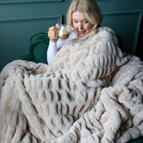 The SnuggleStretch™ Blanket in 'Out Of Office'